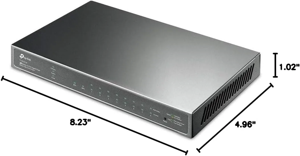 TP-LINK JetStream 8-Port Gigabit Smart Managed PoE Switch