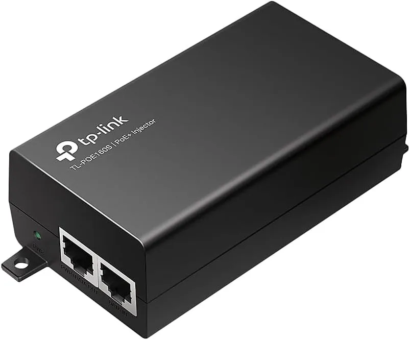 TP-Link TL-PoE160S | 802.3at/af Gigabit PoE Injector | Non-PoE to PoE Adapter | Supplies PoE (15.4W) or PoE+ (30W) | Plug