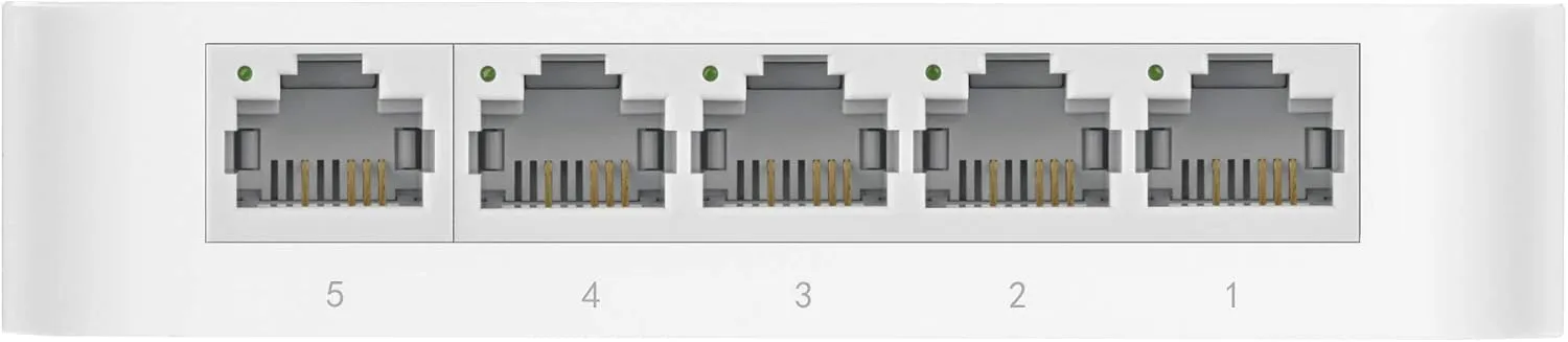 Learning Resources TL-SF1005D TP-Link 5-Port Fast Ethernet Unmanaged Switch | Plug and Play | Desktop 5 Port 5 Port, Non-PoE