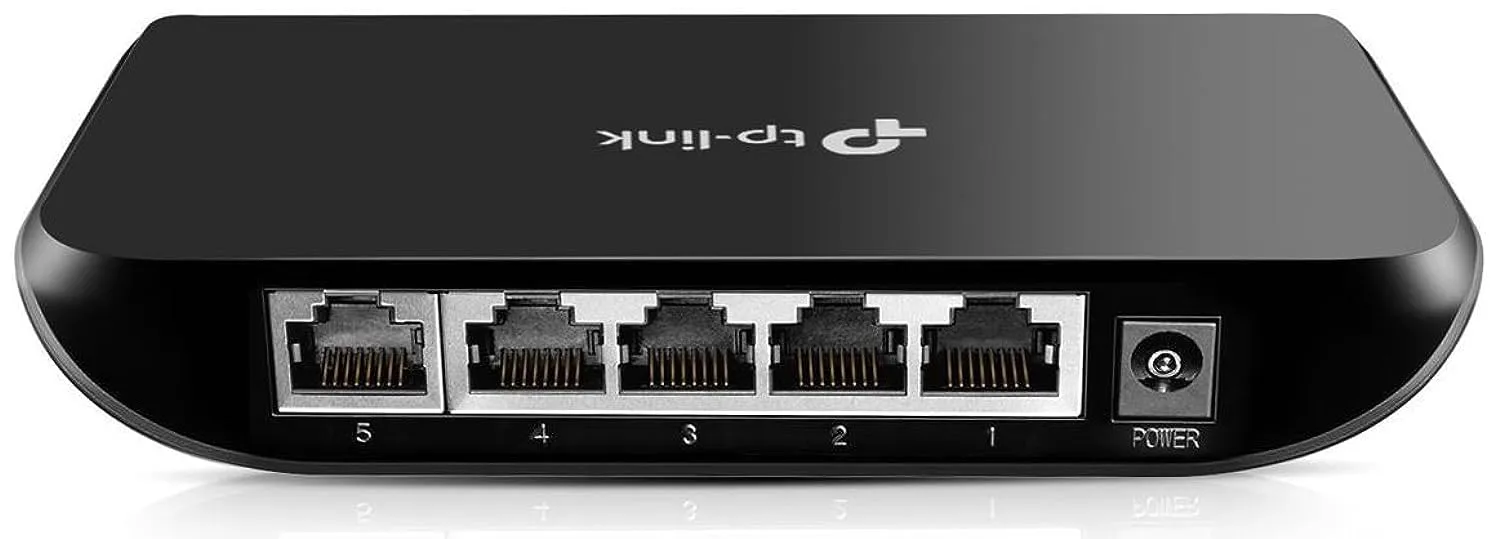 TP-Link 5 Port Gigabit Ethernet Network Switch | Plug and Play | Desktop or Wall-Mount | Plastic Case Ethernet Splitter