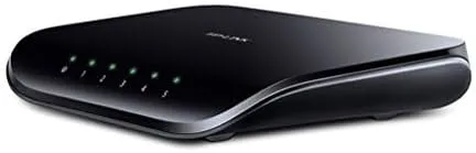 TP-Link 5 Port Gigabit Ethernet Network Switch | Plug and Play | Desktop or Wall-Mount | Plastic Case Ethernet Splitter