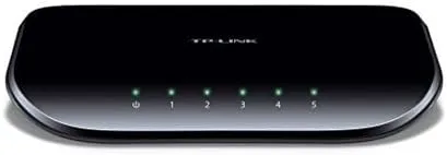TP-Link 5 Port Gigabit Ethernet Network Switch | Plug and Play | Desktop or Wall-Mount | Plastic Case Ethernet Splitter