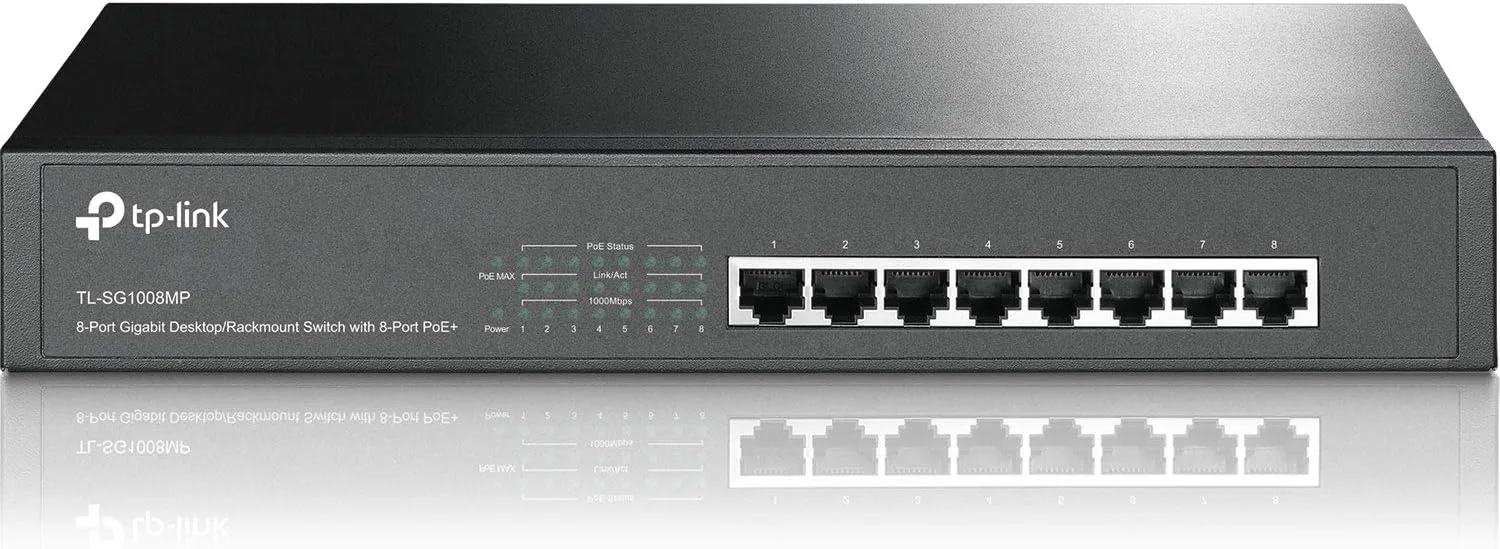 TP-Link 8-Port Gigabit PoE/PoE+ Unmanaged Switch