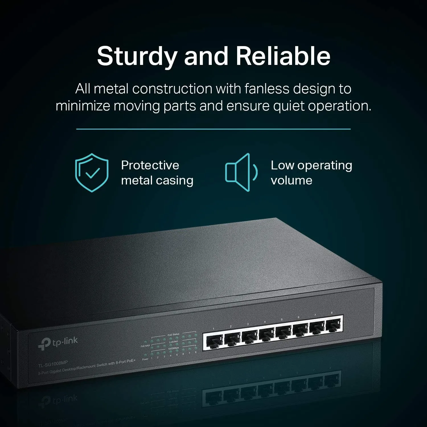 TP-Link 8-Port Gigabit PoE/PoE+ Unmanaged Switch