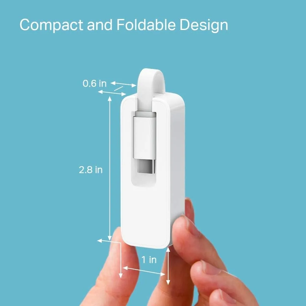 TP-LINK UE300 USB/USB-C to Gigabit Ethernet Adapter