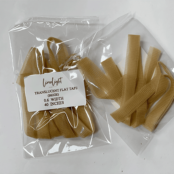 Translucent flat tape