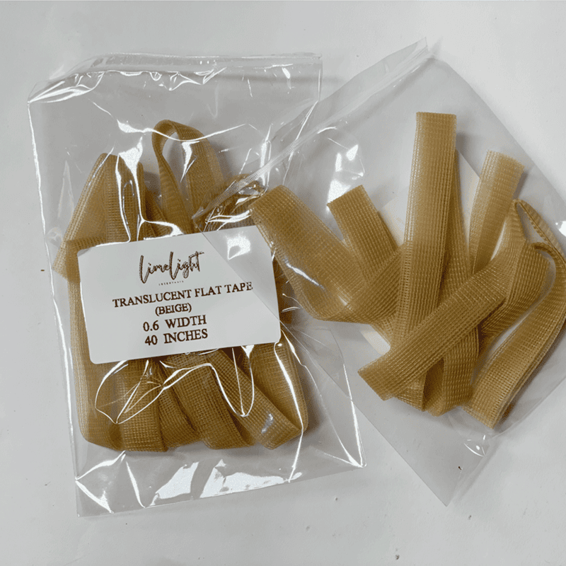 Translucent flat tape