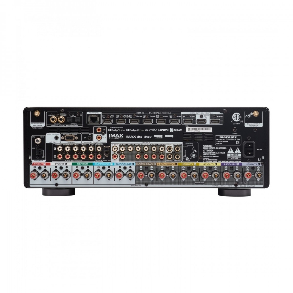 Marantz Cinema 50 Dolby Atmos aAV Receiver