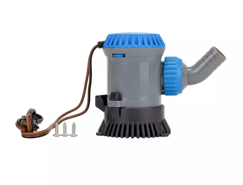 Trac Outdoors 600 GPH Bilge Pump - Ideal for All Watercraft - Designed for Easy Installation and Retrofitting (69300)