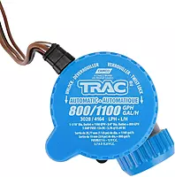 TRAC-Outdoor Products Automatic Bilge Pump, 800/1100 GPH, 3/4" & 1-1/8" Outlet