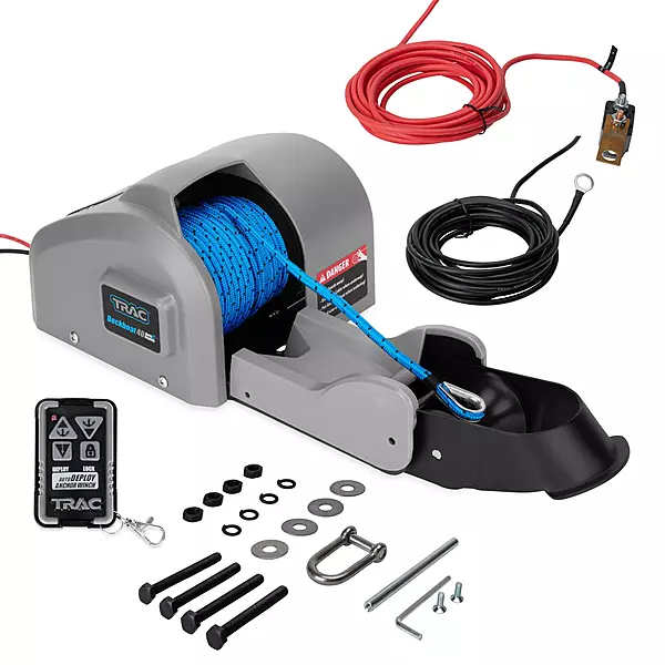 Trac Outdoors Deckboat 40 AutoDeploy-G3 Electric Anchor Winch - Anchors Up to 40 lb