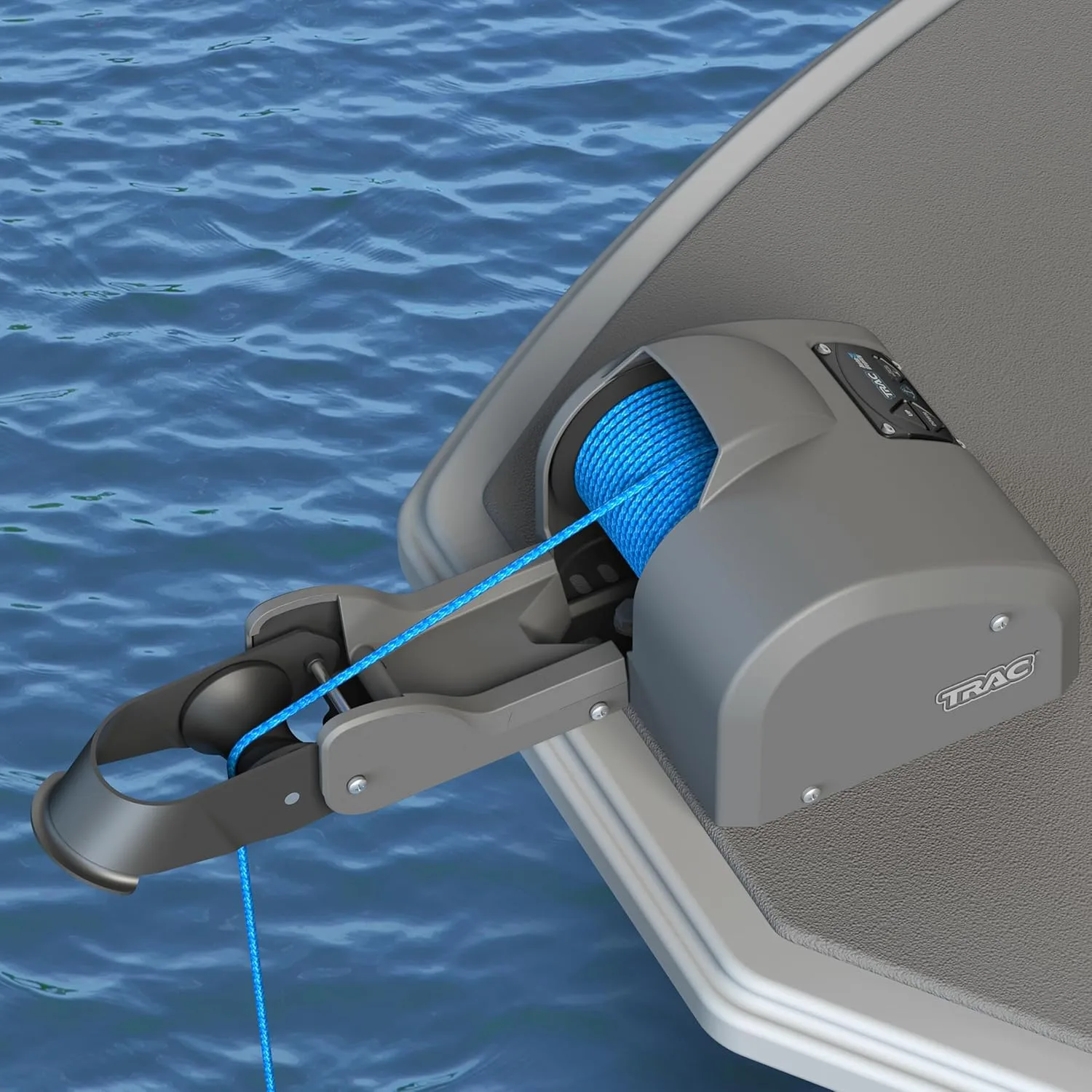 Trac Outdoors Deckboat 40 AutoDeploy-G3 Electric Anchor Winch - Anchors Up to 40 lb