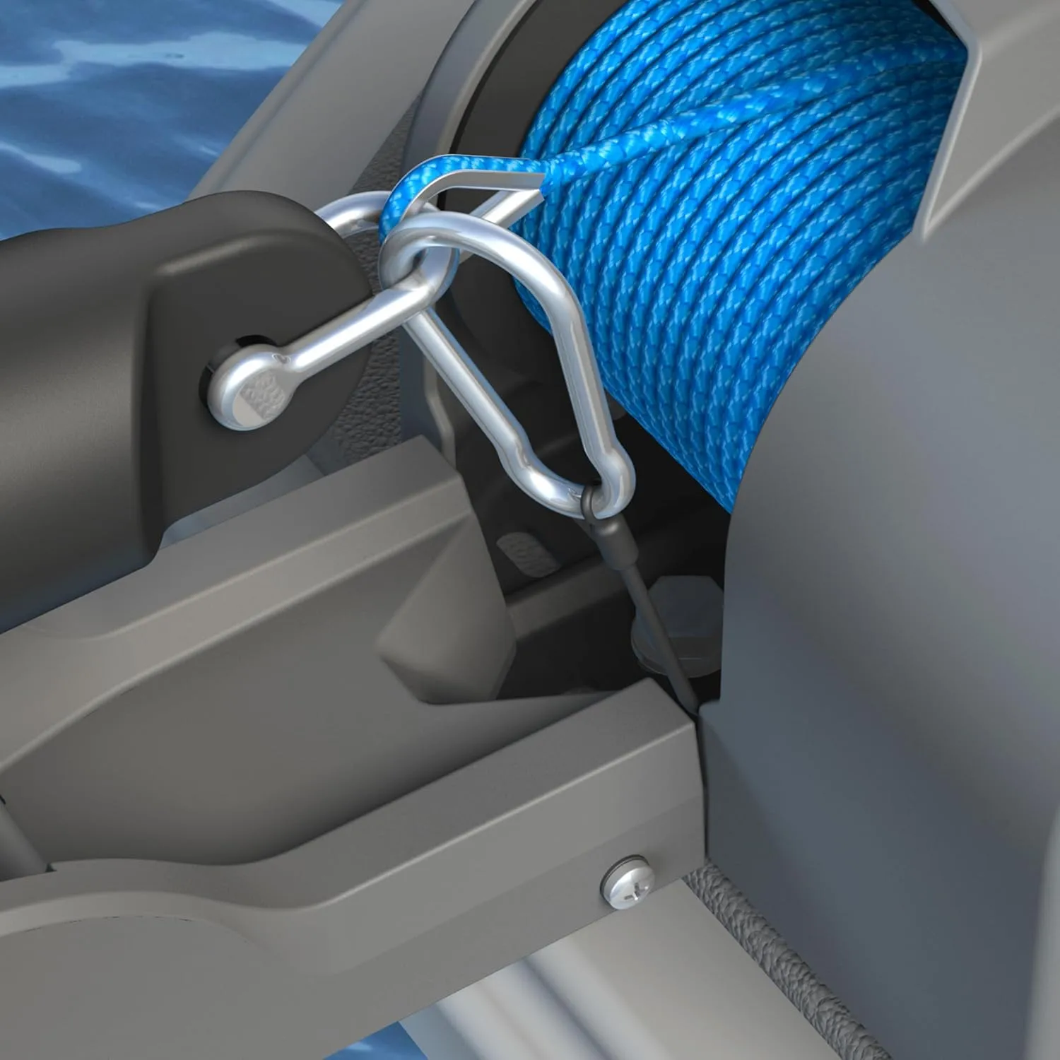 Trac Outdoors Deckboat 40 AutoDeploy-G3 Electric Anchor Winch - Anchors Up to 40 lb