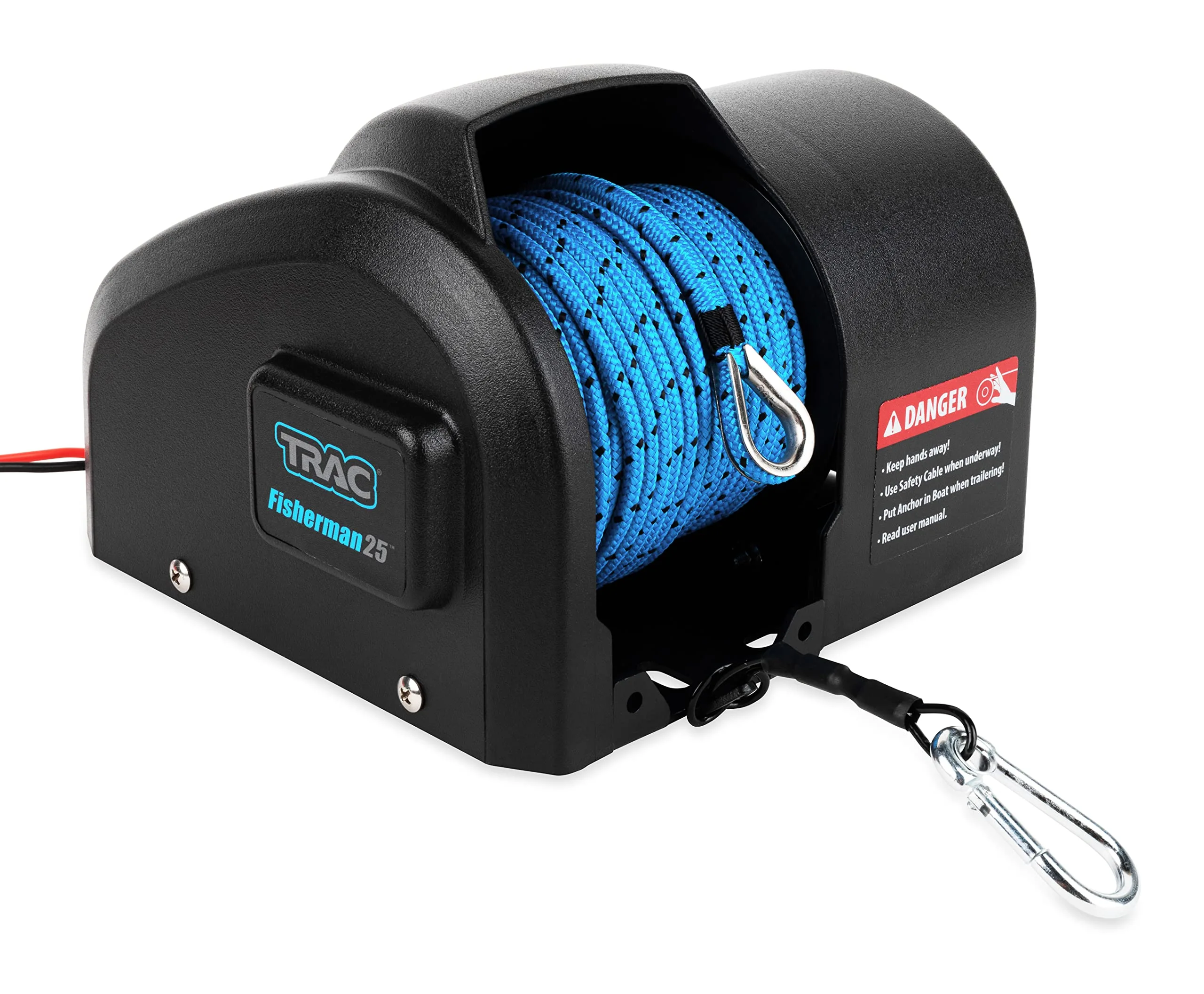 Camco TRAC-Outdoor Products Fisherman 25-G3 Electric Anchor Winch - Anchors Up to 25 lb