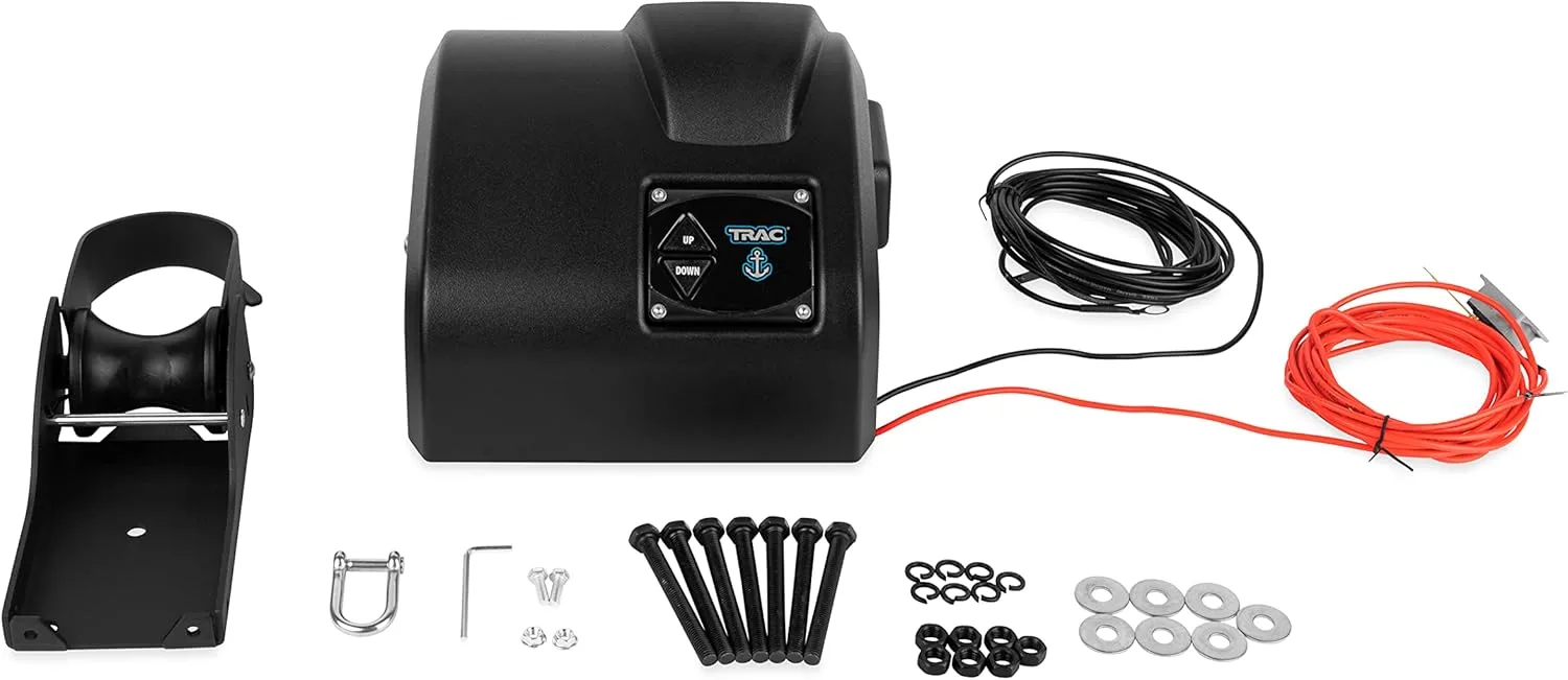 Camco TRAC-Outdoor Products Fisherman 25-G3 Electric Anchor Winch - Anchors Up to 25 lb