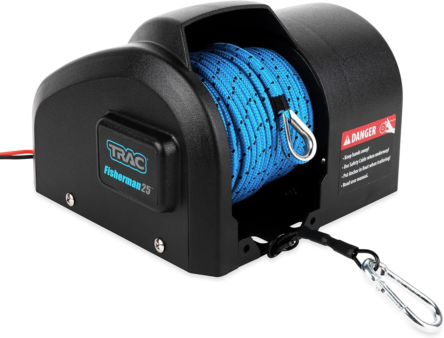 Camco TRAC-Outdoor Products Fisherman 25-G3 Electric Anchor Winch - Anchors Up to 25 lb