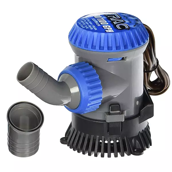 TRAC-Outdoor Products 800 / 1100 GPH Bilge Pump - Ideal for All Watercraft