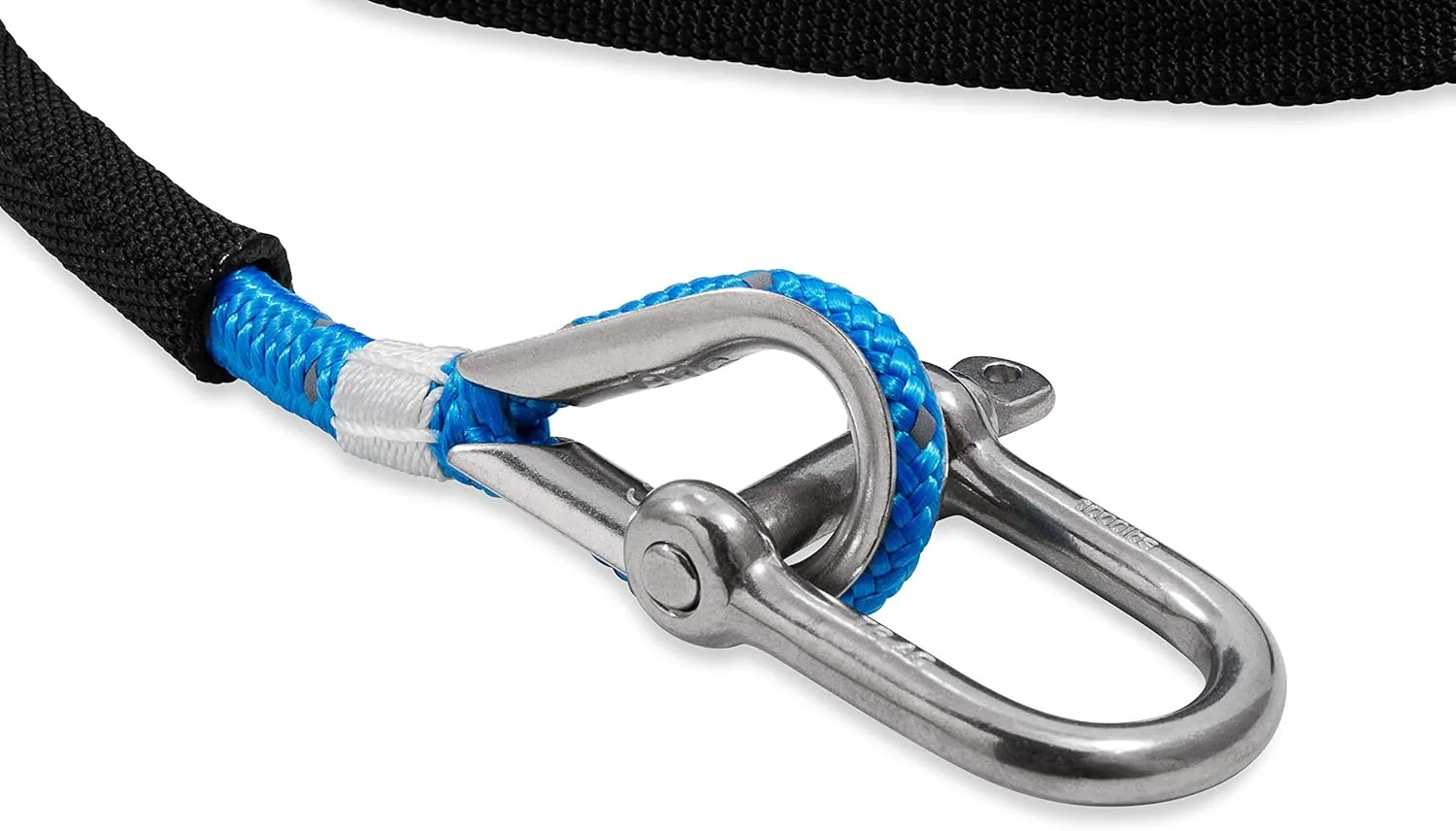 Camco Trac Outdoor 100ft Anchor Rope | Features an 800 lb. Break Strength | Includes a Stainless Steel Anchor Shackle (69080)