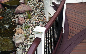 TREX Transcend Railing Crown Top Rail TREX Transcend Railing Crown Top Rail