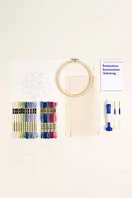 Kit Punch Needle - Petali di Ortensia
