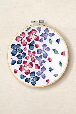 Kit Punch Needle - Petali di Ortensia