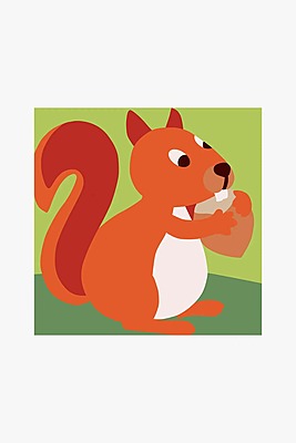 Kit Ricamo per Bambini - Lo Scoiattolo Kit Ricamo per Bambini - Lo Scoiattolo