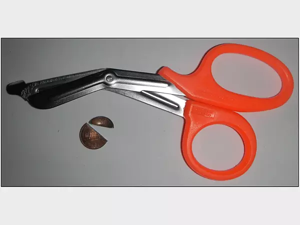 Orange Trauma Scissors