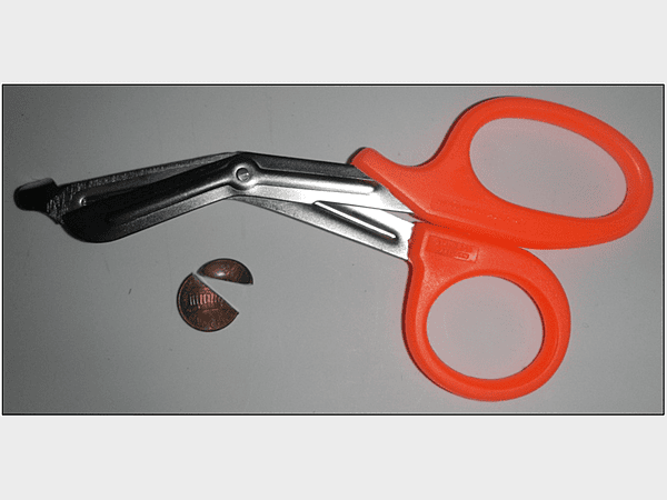 Orange Trauma Scissors