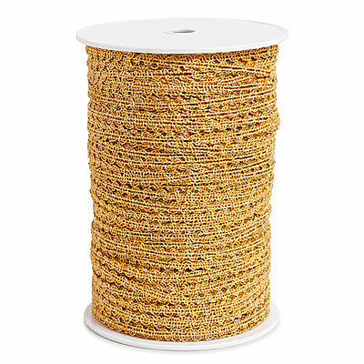Trencilla Plana Ref 6849 Dorado  X144Yd Rollo X 144 Yardas