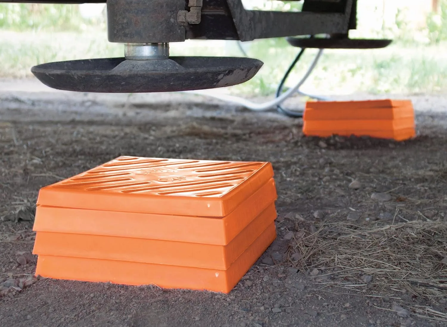 Tri-Lynx Lynx Levelers RV/Trailer/Motorhome Interlocking Leveling Blocks 10 Pack Orange