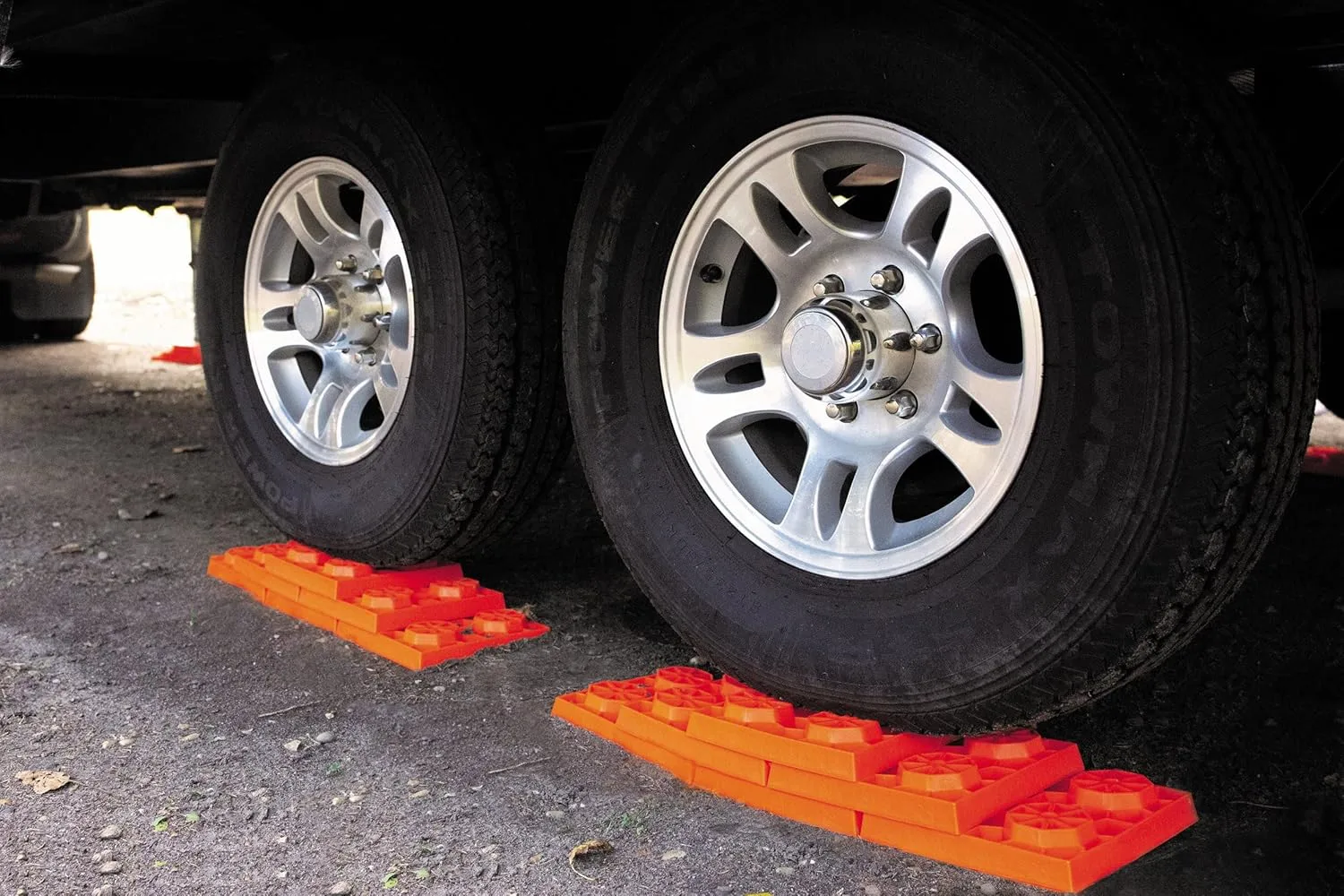 Tri-Lynx Lynx Levelers RV/Trailer/Motorhome Interlocking Leveling Blocks 10 Pack Orange