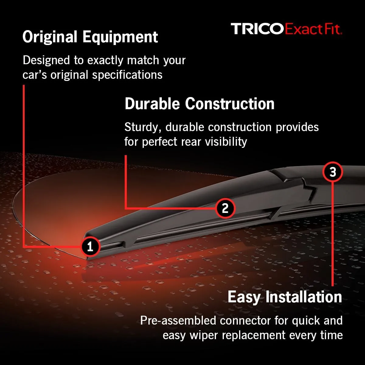 TRICO Exact Fit Rear Wiper Blade