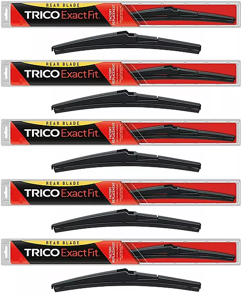 5-Wiper Factory Master Case - Bulk Rear Wiper Blades for Fleets & Service Repair Shops - TRICO 14-A Exact Fit Rear Wiper Blades (Pack of 5)