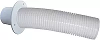 Trident Marine 4' White Stern Flex Hose w/Transom Flange