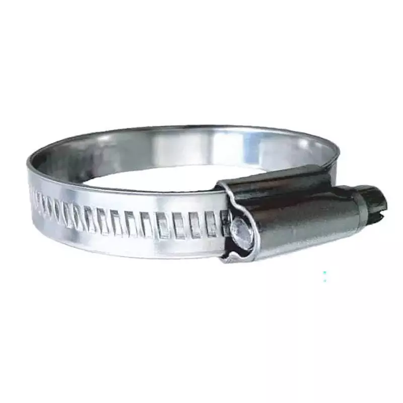 Trident Marine 316 SS Non-Perforated Worm Gear Hose Clamp - 15/32" Band - (1-1/2" - 2") Clamping Range - 10-Pack