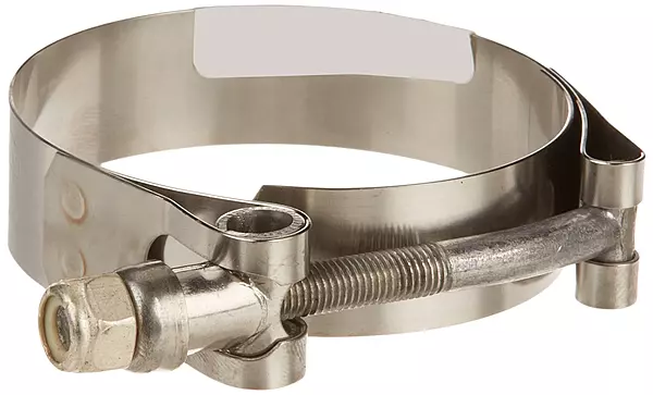 Trident Marine 720-2000 Stainless Steel T-Bolt Hose Clamps, 3/4", Range 2.28" to 2.59"