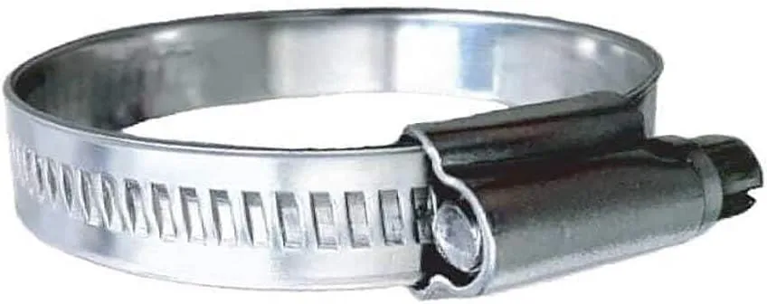 Trident Marine 316 SS Non-Perforated Worm Gear Hose Clamp - 15/32" Band - (7/8" – 1-1/4") Clamping Range - 10-Pack