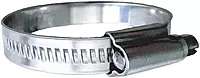 Trident Marine 316 SS Non-Perforated Worm Gear Hose Clamp - 15/32" Band - (1-1/4" – 1-3/4") Clamping Range - 10-Pack