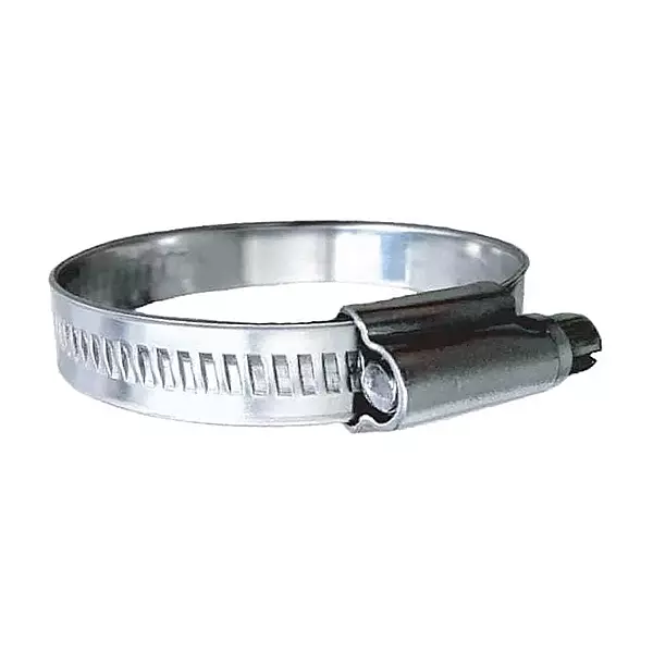 316 SS Non-Perforated Worm Gear Hose Clamp - 15/32" Band - (5/8" – 15/16") Clamping Range - 10-Pack - SAE Size 8