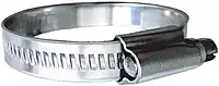 316 SS Non-Perforated Worm Gear Hose Clamp - 15/32" Band - (5/8" – 15/16") Clamping Range - 10-Pack - SAE Size 8