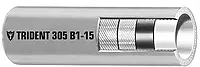 Trident Marine 3/8" x 50' Boxed Barrier Lined B1-15 EPA Compliant Outboard Fuel Line Hose - Gray