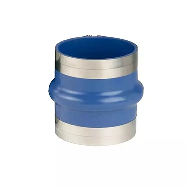 Trident Marine 4" ID Blue Silicone Molded Wet Exhaust Hump w/4 T-Bolt Clamp