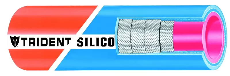 Trident Marine 202V6000-36 Silicone Blend Wet Exhaust Hose, Softwall Temperature Rating 350 Degree F