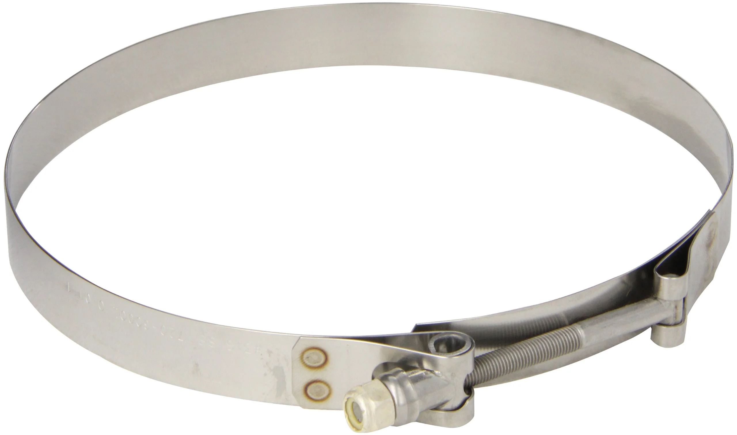 Trident Marine 720-6000L Stainless Steel T-Bolt Hose Clamps, Range 6.53" TO 7.10"