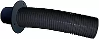 Trident Marine TFK-4 4' Black Stern Flex Hose w/Transom Flange