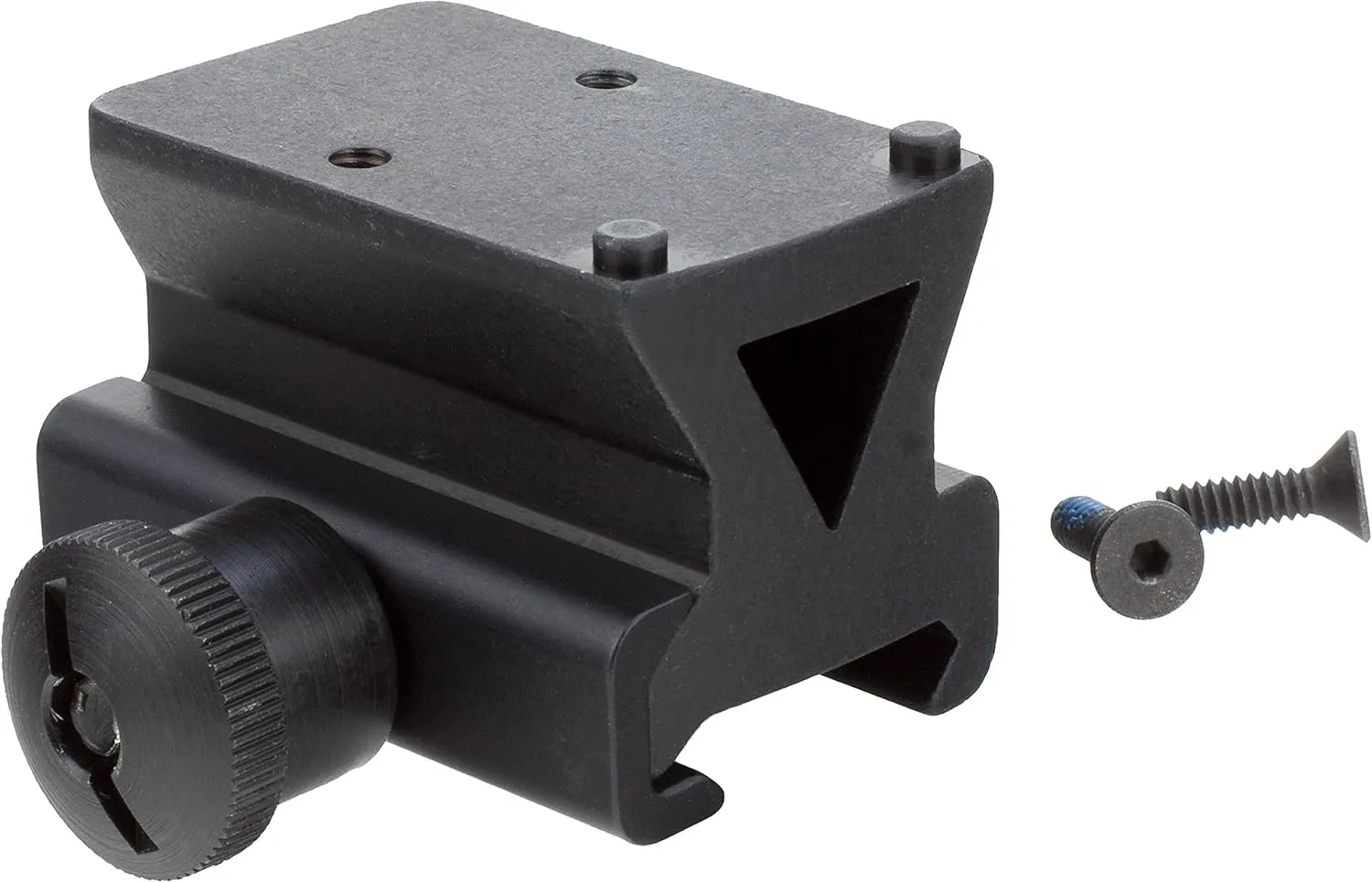 Trijicon AC32062 Colt Knob Picatinny Rail Mount Adapter RMR 1/3 Lower Co-Witness, Black