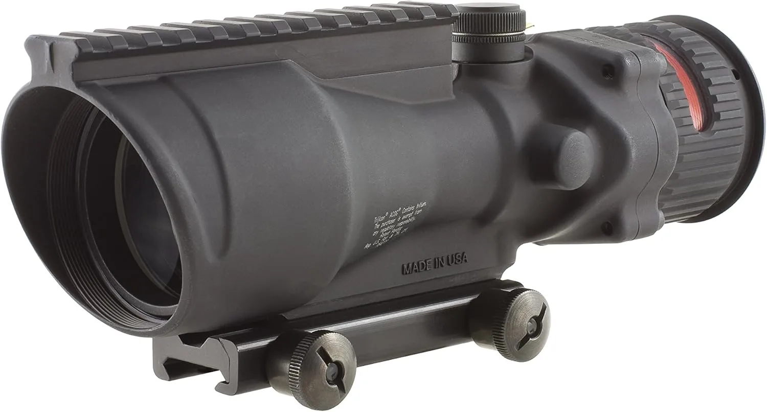 Trijicon ACOG 6 X 48 Scope Dual Illuminated Horseshoe .50 Ballistic Reticle, Red