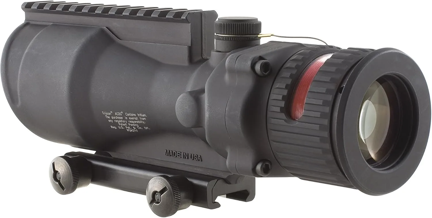 Trijicon ACOG 6 X 48 Scope Dual Illuminated Horseshoe .50 Ballistic Reticle, Red