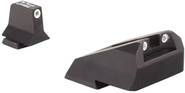 Trijicon Night Sights/Suppressor Sights/Smith & Wesson Bright & Tough Night Sight Suppressor Set with White Front