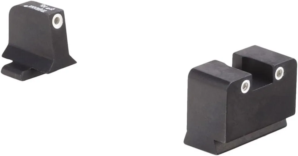 Trijicon Sights/ Bright & Tough Night Sight Suppressor Set with White Front